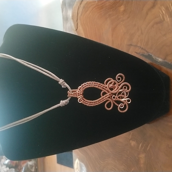 Copper Steampunk Octopus Necklace - Picture 3 of 4